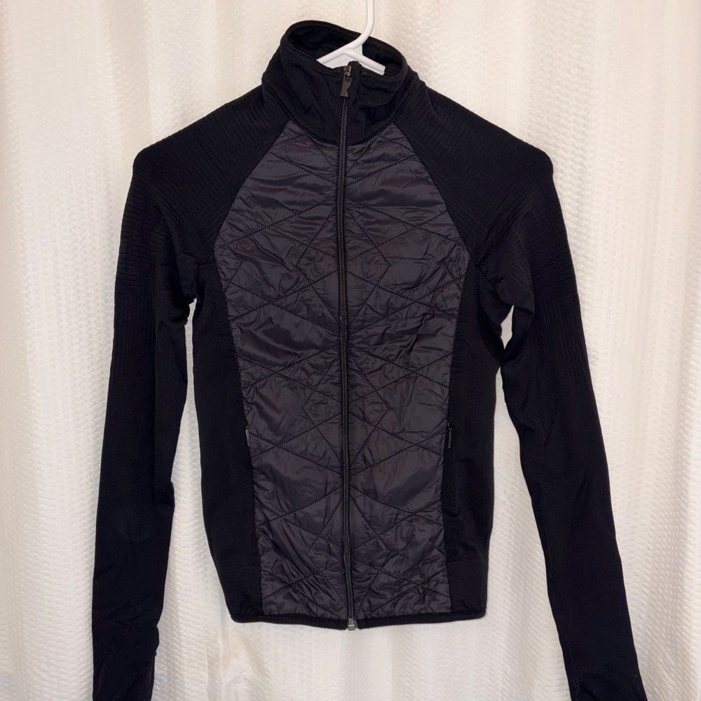 Athleta Black Flurry Force Insulated PrimaLoft Jacket